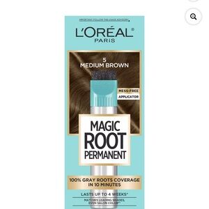 NIB ( 2 ) L'Oréal Magic Root Permanent Hair Color in Medium Brown